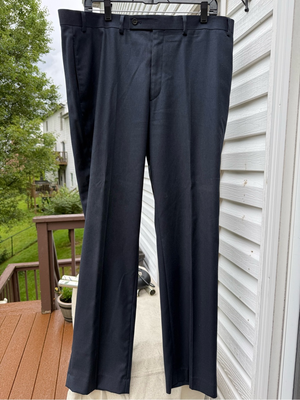 Ralph Lauren Men's Dark Navy Dress Trousers